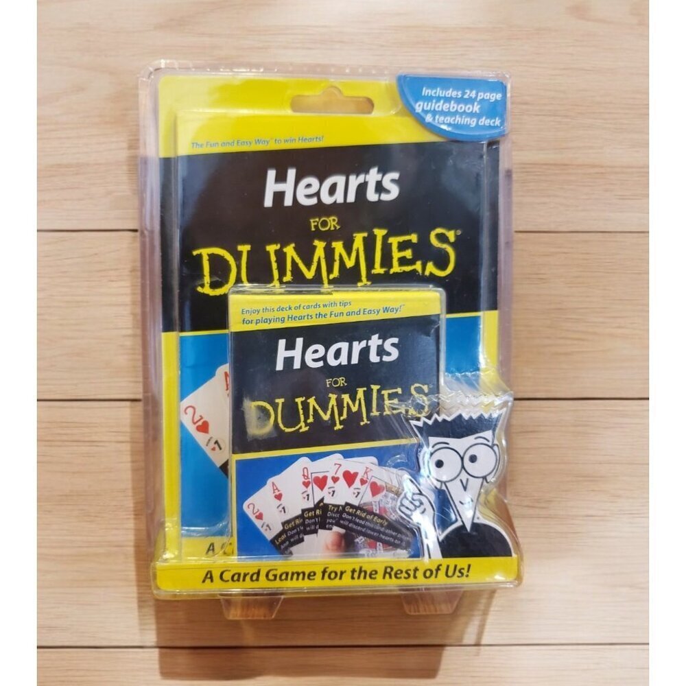 Hearts For Dummies Card Game Instruction Book Teaching Deck No. 7012‎ Vintage